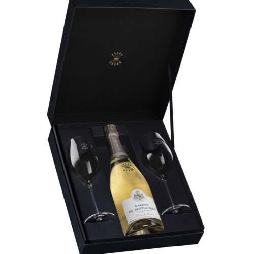 Blanc de Blancs - Coffret “tête à tête” – 1 bouteille 75 cL + 2 verres