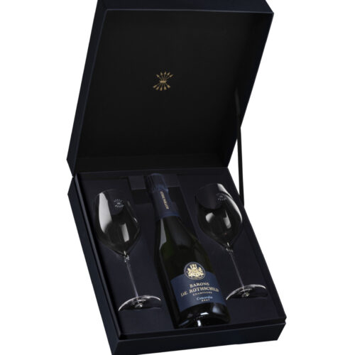 Concordia Brut - Coffret “tête à tête” – 1 bouteille 75 cL + 2 verres